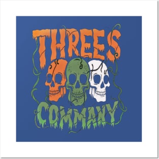 Threes Company vintage vibes Posters and Art